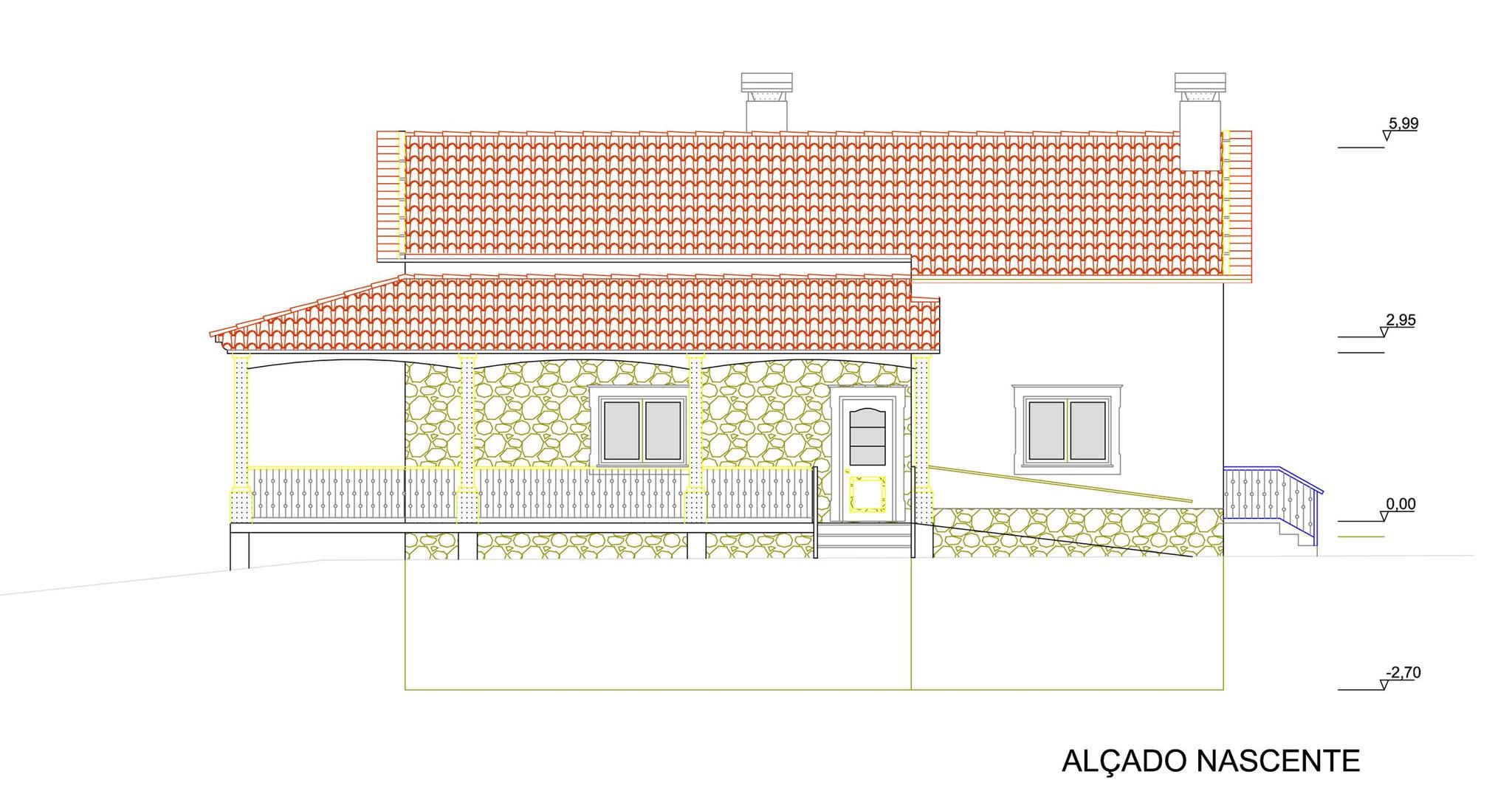 Alçado Nascente