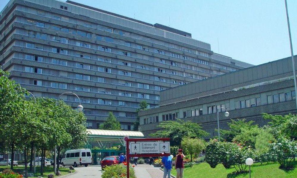 Switzerland - Suisse - Lausanne: Chuv - the university hospital - Centre Hospitalier Universitaire V