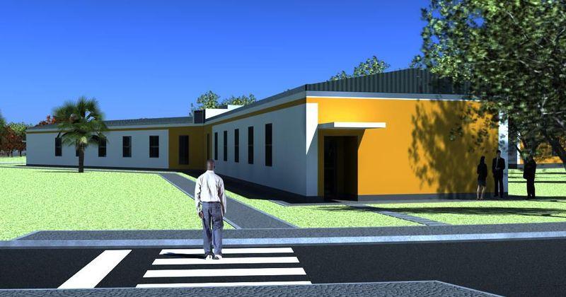 3D View 6 Vista Poente Corpo B
