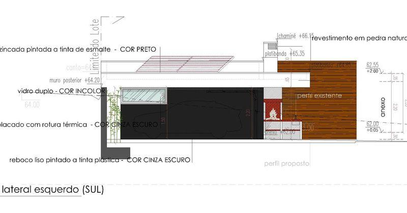 Alçado Lateral Anexo