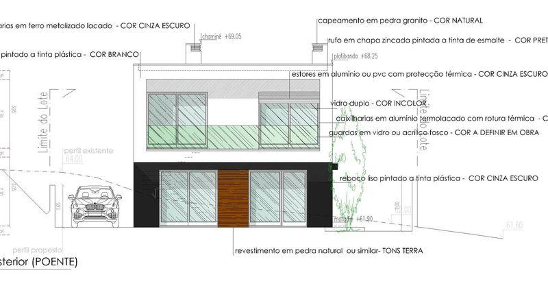 Alçado Posterior