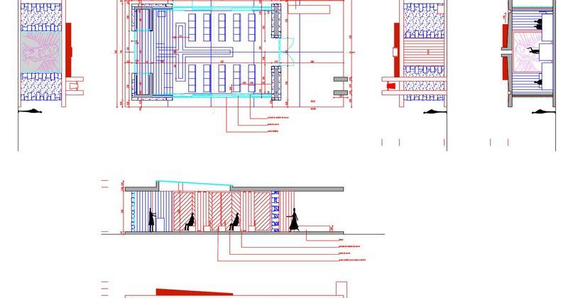 Capela - Plantas, Alçados, Cortes-Model