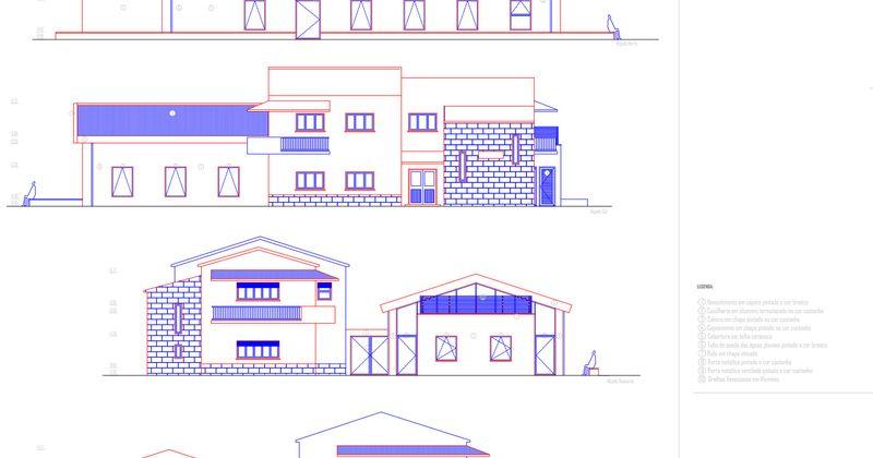 11 Cortes  e 12 Desenhos Construção