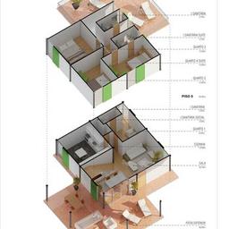 CASA 2 AXONOMETRIA